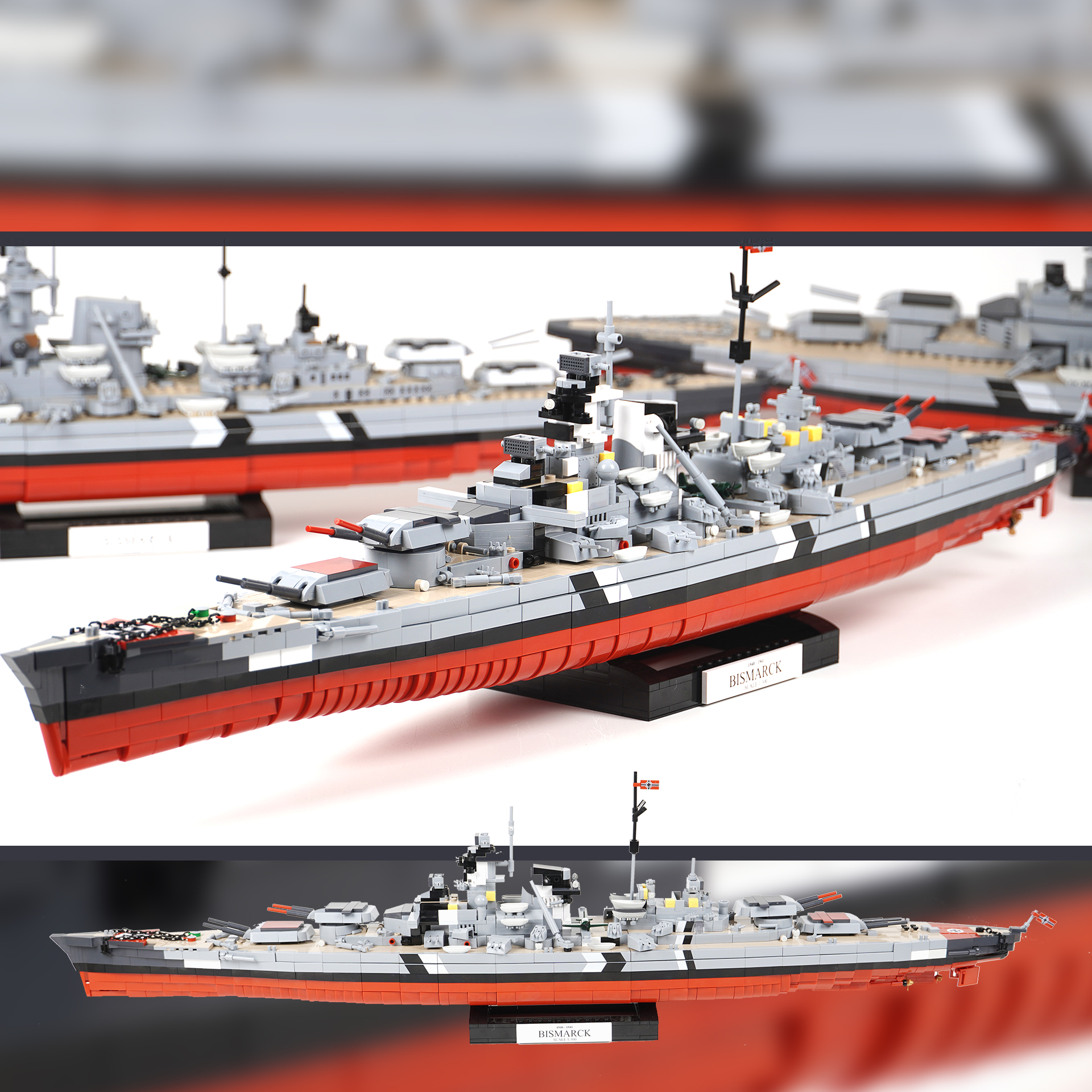 COBI 4841 Battleship Bismarck Speed Build Review BrickMeet DE